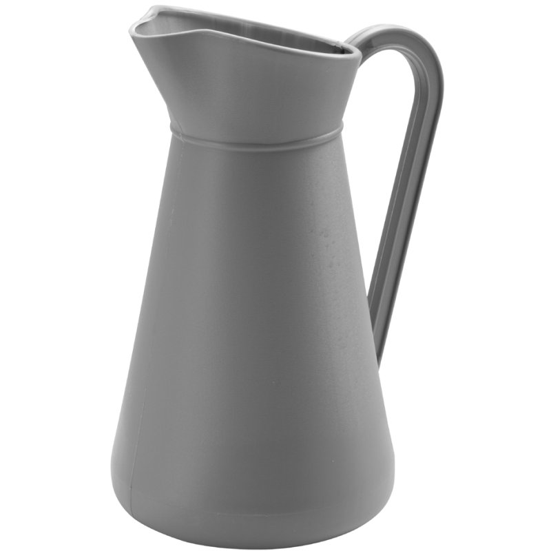 EDA bidon plastique, 5 litres, gris, avec poignée